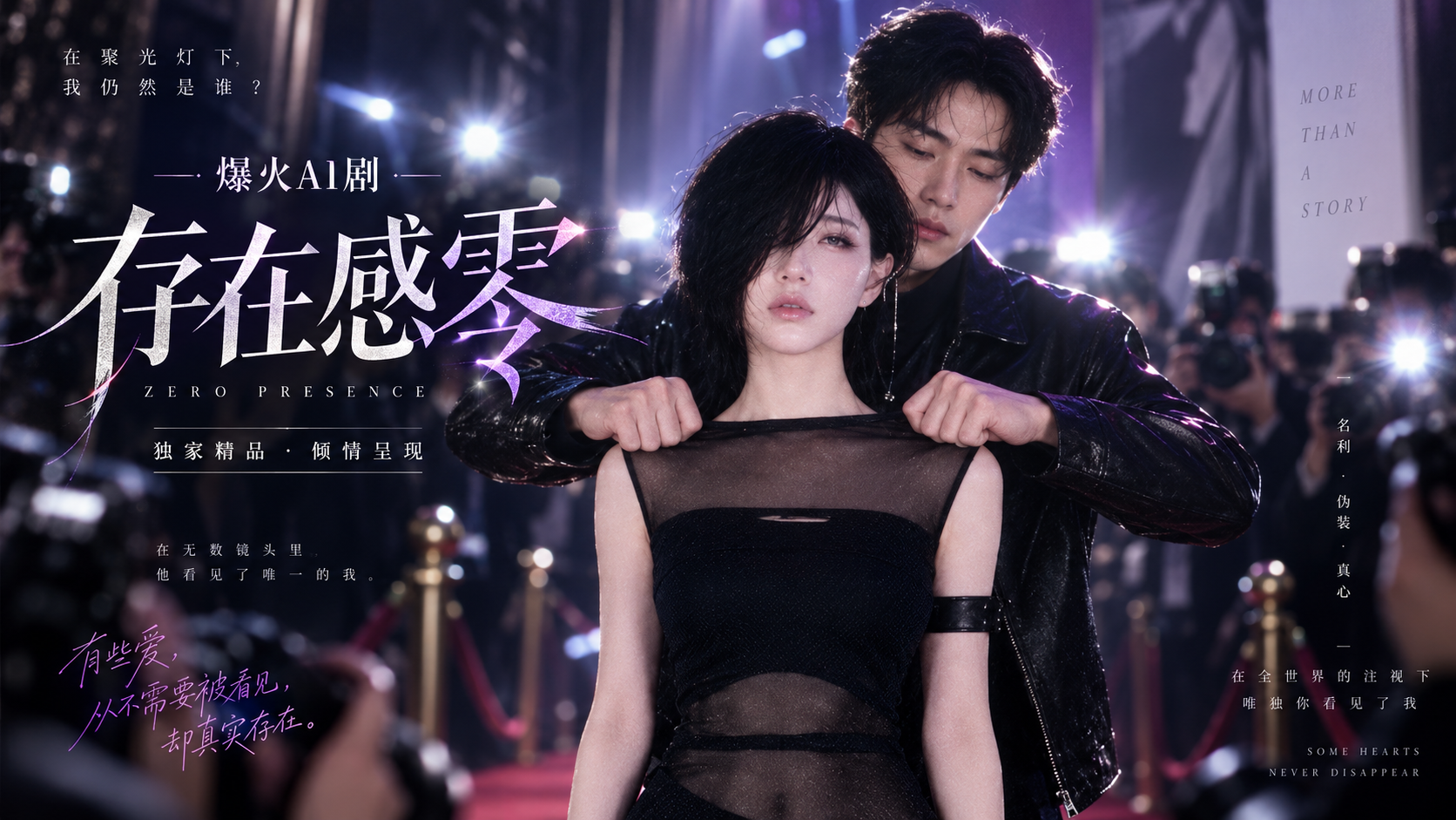 【Ai短剧】爆火新剧！限时免费第1集<存在感：零> ——一名拥有“透明人”身份的男主角，唯有一位韩国女星能够看见他的存在